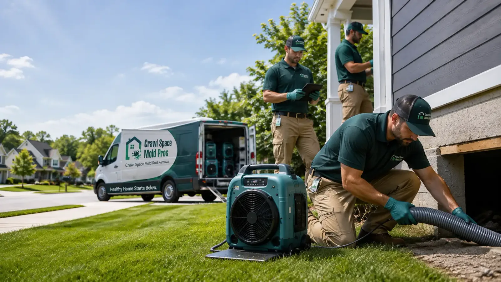 Crawl Space Mold Removal in Princeton, IA